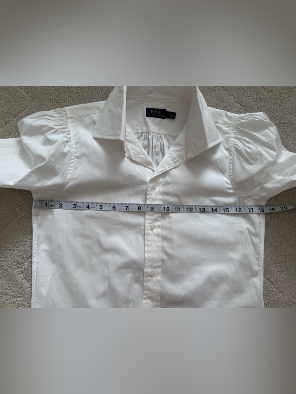 Polo Ralph Lauren Women's White Long-Sleeve Button Down Shirt/ 2/ New - Picture 8 of 12